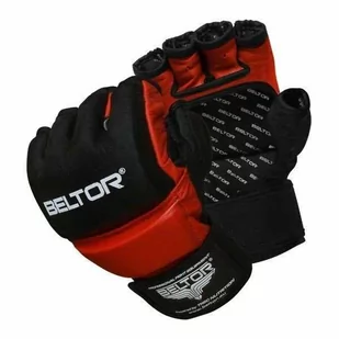 Beltor rękawice MMA One czarno-czerwone - Rękawice bokserskie - miniaturka - grafika 1