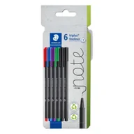 Cienkopisy - Staedtler Cienkopis Triplus 6 kolorów 0,3mm - miniaturka - grafika 1