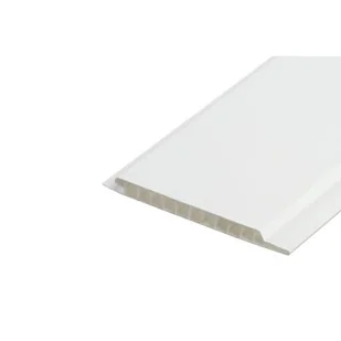 Podbitka dachowa panel ścienny PVC 10 x 260 cm biały Cezar - Inne akcesoria dekarskie - miniaturka - grafika 1