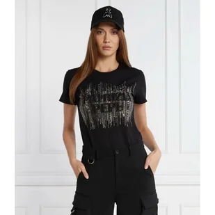 Patrizia Pepe T-shirt Regular Fit - Koszulki i topy damskie - miniaturka - grafika 1