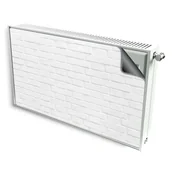 Dekoracje domu - magnes mata magnetyczna kaloryfer dekor biała cegła - miniaturka - grafika 1