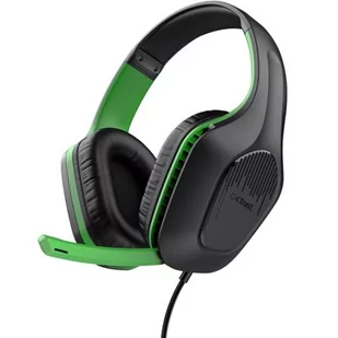 TRUST GXT415 Zirox Czarno-zielone - Słuchawki - miniaturka - grafika 1