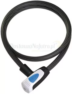 Zapięcie rowerowe zamykanie linka 12mm kluczyk LED 120 cm XLC - Zabezpieczenia do roweru - miniaturka - grafika 1