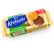 Ciastka - Krakuski FLORIANKI W CZEKOLADZIE MLECZNEJ 171G/26 zakupy dla domu i biura! 93550 - miniaturka - grafika 1