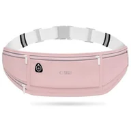 Etui i futerały do telefonów - Saszetka Pas do biegania nerka etui na telefon słuchawki - Różowy - miniaturka - grafika 1