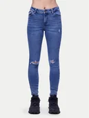 Spodnie damskie - Pieces Jeansy Dana 17148021 Niebieski Skinny Fit - miniaturka - grafika 1