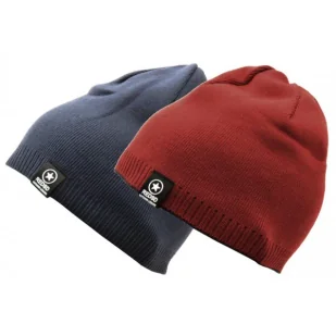 Dwustronna Męska Zimowa Czapka Bordo/Granat - L/XL REDSD ST-514E - Stylion - Czapki męskie - miniaturka - grafika 1