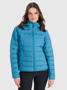 4F Kurtka puchowa z wypełnieniem syntetycznym damska - turkusowa M - Kurtki damskie 4F Kurtka puchowa z wypełnieniem syntetycznym damska - turkusowa M - Kurtki damskie - miniaturka - grafika 1