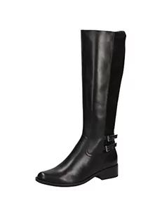 Caprice Damskie buty 9-9-25501-29, półdługie kozaki, Black Comb, 38 EU - Kozaki damskie - miniaturka - grafika 1