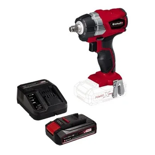 Klucz udarowy EINHELL TE-CW 18 Li BL + Akumulator EINHELL 4512097 2.5 Ah 18V + Ładowarka - Klucze udarowe - miniaturka - grafika 1