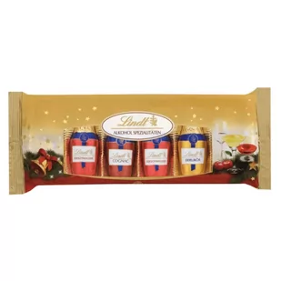 Lindt Świąteczne Czekoladki z Alkoholem Brandy 132g (1) - Inne słodycze - miniaturka - grafika 1