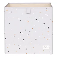 Łamigłówki - 3 Sprouts Pudełko na Zabawki Recycled Terrazzo Light Gray - miniaturka - grafika 1