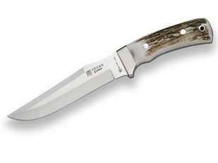 JOKER GAMO RĘKOJEŚĆ Z ROGU JELENIA, 15,5 CM STAL NIERDZEWNA CC46 - Noże - miniaturka - grafika 1