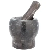 Pozostałe akcesoria kuchenne - Kinghoff MOŹDZIERZ MARMUROWY CZARNY KH-3337 - miniaturka - grafika 1