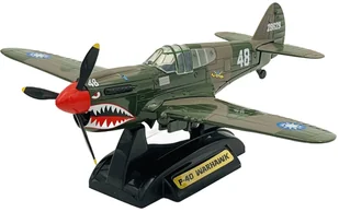 Samolot Curtiss P-40 Warhawk duży model podstawka METAL Motormax - Samoloty i helikoptery - miniaturka - grafika 1