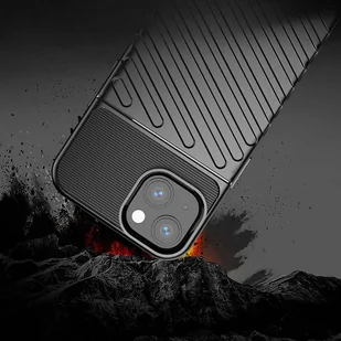 Thunder Case elastyczne pancerne etui pokrowiec iPhone 13 zielony - Etui i futerały do telefonów - miniaturka - grafika 7