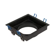 Oprawy, klosze i abażury - OXYLED Oprawa do wbudowania CROSTI LANA SQ L czarna 893142 - miniaturka - grafika 1
