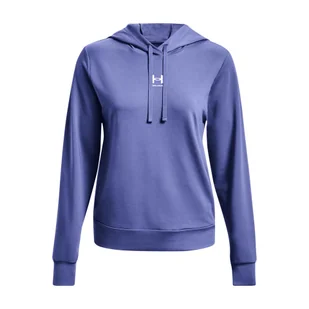 Bluza fitness damska Under Armour Rival Terry Hoodie - Bluzy sportowe damskie - miniaturka - grafika 1