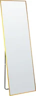 Lustra - BELIANI Lustro stojące złote rama aluminium 50 x 156 cm prostokątne rama ze stojakiem - miniaturka - grafika 1