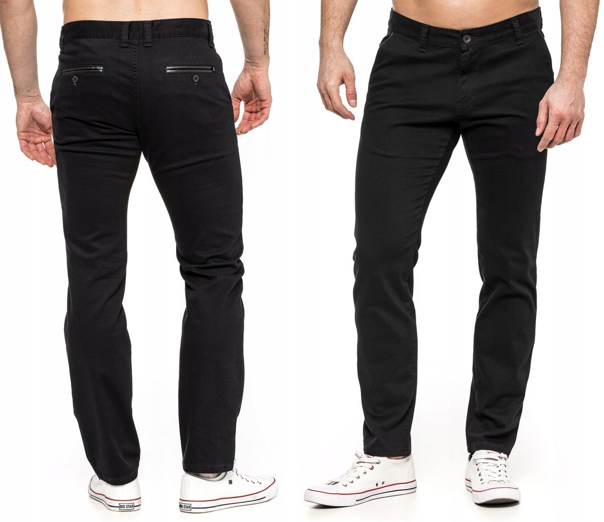 SPODNIE MĘSKIE CHINOSY VANKEL JEANS 048 - 86cm/L32