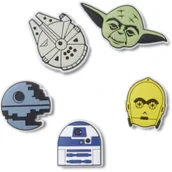 Glany damskie - Zestaw 5 przypinek Jibbitz™ Star Wars 5-Pack 10012077 (CR361-a) Crocs - miniaturka - grafika 1
