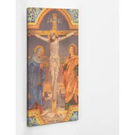 Ikony i obrazy sakralne - Ukrzyżowanie Jezusa - obraz polycanvas, 50x100 - miniaturka - grafika 1