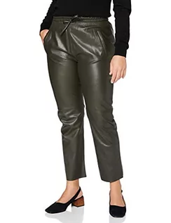 Spodnie damskie - Oakwood Damskie spodnie na prezent, ciemny khaki, XL - grafika 1