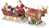Pozostałe akcesoria świąteczne - Villeroy & Boch Figura/świecznik Sanie św. Mikołaja Christmas Toys - miniaturka - grafika 1