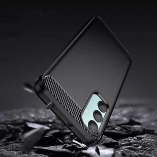 Etui obudowa TPUCarbon do Samsung Galaxy M15 5G Black - Pozostałe akcesoria do telefonów - miniaturka - grafika 5