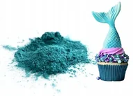 Dodatki do ciast w proszku - BARWNIK SPOŻYWCZY W PROSZKU DO DEKORACJI PUDROWY TURKUSOWY TORT KREM CIASTO - miniaturka - grafika 1