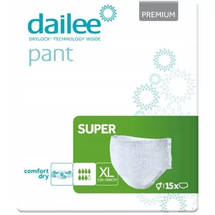 DAILEE Pant Premium Super Majtki chłonne XL, 15szt. - Pieluchy dla dorosłych - miniaturka - grafika 1