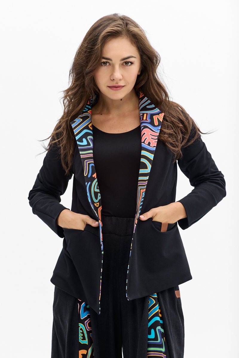 Marynarka Kokoworld Tica Black Yala - M/L