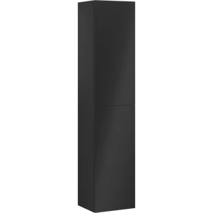 Mexen Orio słupek łazienkowy 35 cm, 2 drzwi , czarny mat - 91A11-03016-2-BF71 - Szafki łazienkowe - miniaturka - grafika 1