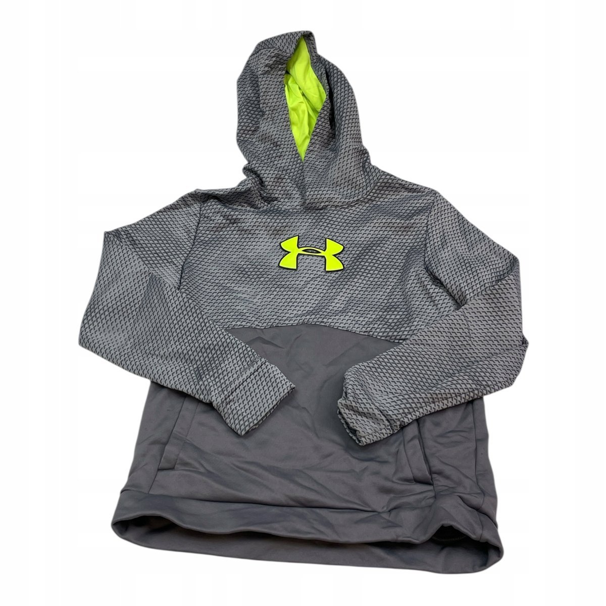 Under Armour bluza chłopięca L szara sportowa hoodie oryginał