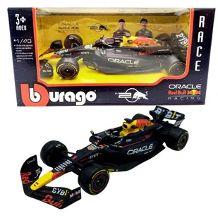 RB20 F1 Red Bull 2024 Max Verstappen BBurago 1:43 - Samochody i pojazdy dla dzieci - miniaturka - grafika 1