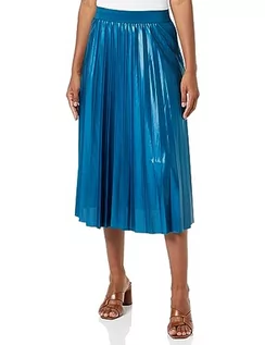 Spódnice - Vila Vinitban Skirt-Noos damska spódnica plisowana, niebieski (Moroccan Blue), XXL - grafika 1