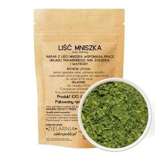 Mniszek liść 50g ZIELARZPOLSKI.PL - Przyprawy i zioła sypkie - miniaturka - grafika 1
