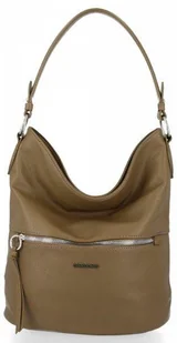 Uniwersalna torebka damska David Jones Khaki - Torebki damskie - miniaturka - grafika 1