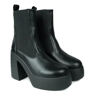 Botki Altercore EBONY Black - Botki damskie - miniaturka - grafika 4