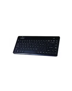 Keyboard USB Perixx PERIBOARD-505H+ US, Black,mini,2xUSBHub,Trackball, US Layout - Myszki - miniaturka - grafika 1