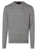 Swetry męskie - Tommy Hilfiger - Sweter męski z dodatkiem kaszmiru, szary - miniaturka - grafika 1
