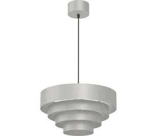 Żyrandol na lince RINGS 1xE27/15W/230V chrom - Lampy sufitowe - miniaturka - grafika 1