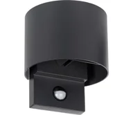 Lampy ogrodowe - Kanlux 28995 - Zewnętrzny kinkiet LED z czujnikiem REKA LED/7W/230V IP54 antracyt - miniaturka - grafika 1