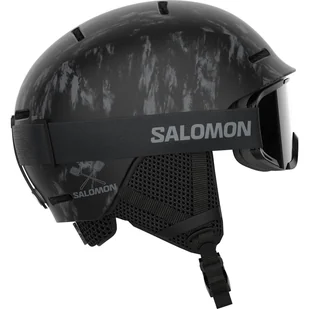 Dziecięcy Kask SALOMON PLAYER COMBO L47185800 – Czarny - Kaski narciarskie - miniaturka - grafika 1