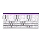Klawiatury - Klawiatura mechaniczna AULA HERO84 HE biała z konturem AUH84-W-BL-E - miniaturka - grafika 1