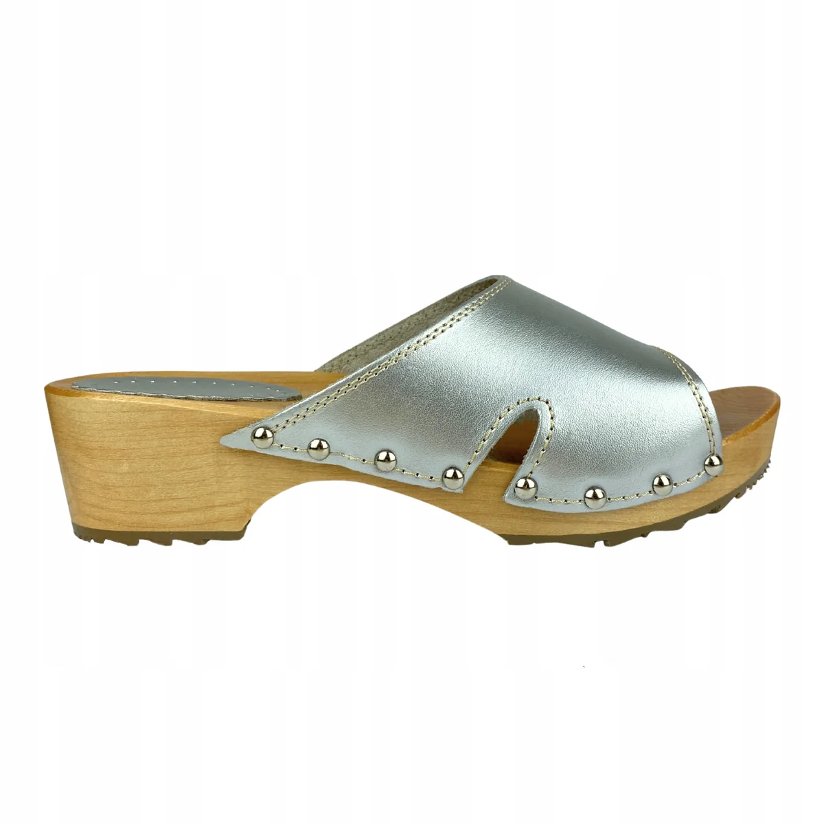 Drewniaki Bellezia Srebrne - 36, 36