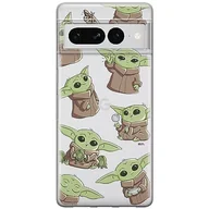 Etui i futerały do telefonów - ERT GROUP etui na telefon Google PIXEL 7 PRO, case oryginalny i oficjalnie licencjonowany przez Star Wars, wzór Baby Yoda 029, optymalnie dopasowane, plecki z TPU częściowo przeźroczyste - miniaturka - grafika 1