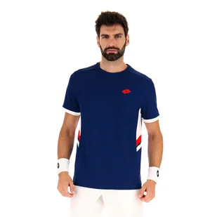 Koszulka męska Lotto Squadra III Tee Blue XL - Koszulki sportowe męskie - miniaturka - grafika 1