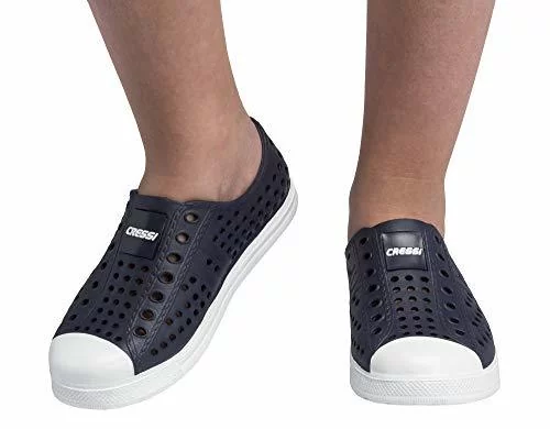 Cressi Unisex Adult Reef Water Shoes - Black/Orange, UK 5.5/ EU 38
