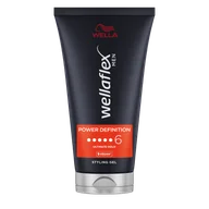 Kosmetyki do stylizacji włosów - Wellaflex Men Power Definition Gel 150 ml 150 ml - miniaturka - grafika 1